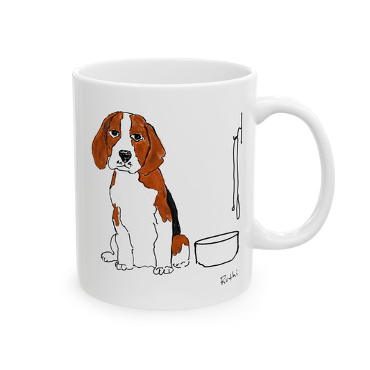 Beagle and a Bowl